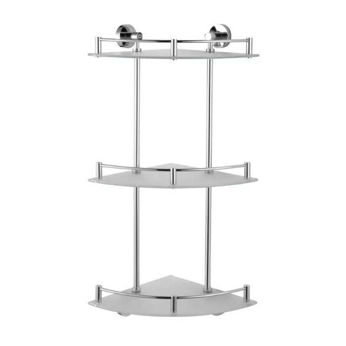 Stella Classic Półka narożna potrójna chrom /...