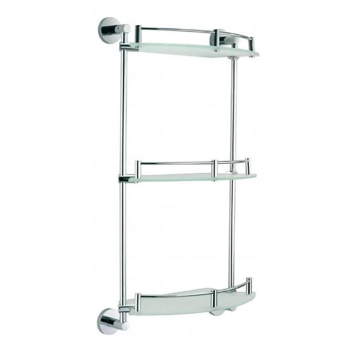 Stella Classic Półka półokrągła potrójna chrom...