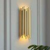 Lampa ścienna TUBO złota