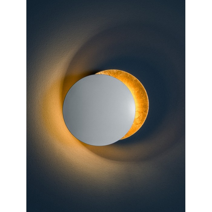 Lampa ścienna ECLISE złota / biała