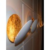 Lampa ścienna ECLISE złota / biała