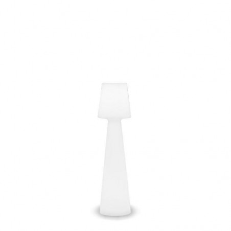 NEW GARDEN lampa podłogowa LOLA 110 C biała - LED, przewód