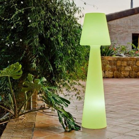 NEW GARDEN lampa podłogowa LOLA 165 C biała - LED, przewód