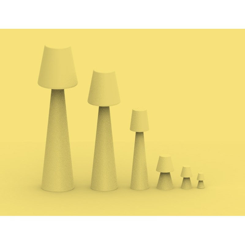 NEW GARDEN lampa podłogowa LOLA 165 C biała - LED, przewód