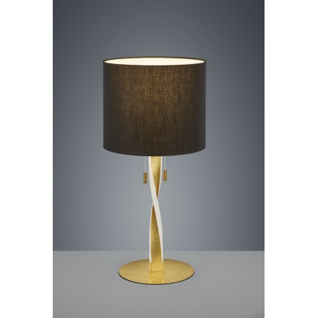 Trio Lampa stołowa NANDOR 575310379 złoty i odcienie złota, czarny