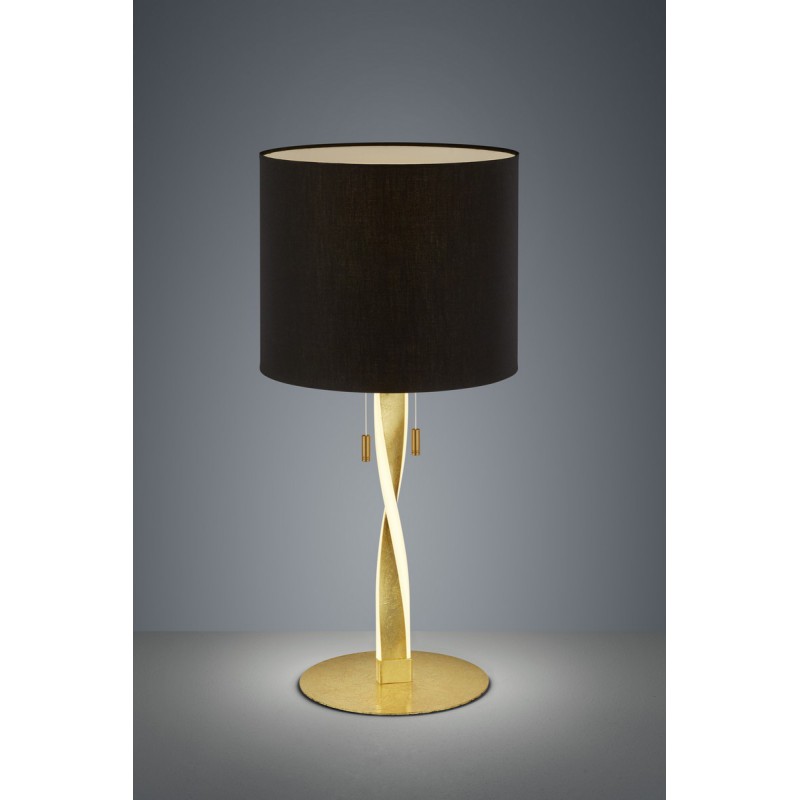 Trio Lampa stołowa NANDOR 575310379 złoty i odcienie złota, czarny