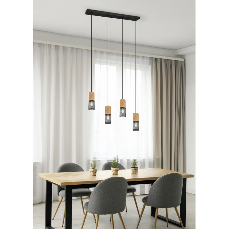 Trio Lampa wisząca nowoczesna TOSH 304300432 czarny