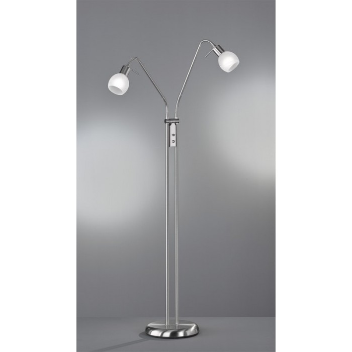 RL Lampa podłogowa ANTIBES R40172007 srebrny i odcienie srebra
