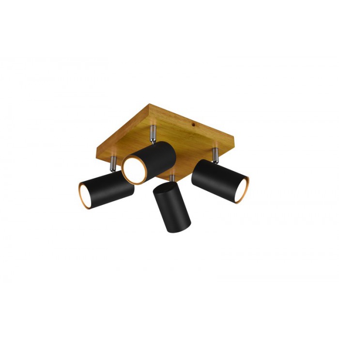 Trio Reflektor sufitowy MARLEY 812400432 czarny