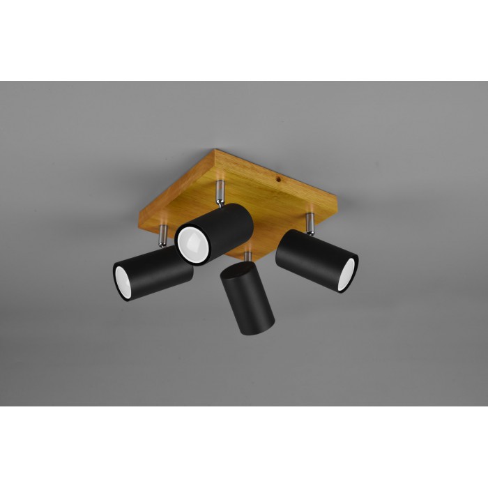 Trio Reflektor sufitowy MARLEY 812400432 czarny