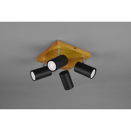 Trio Reflektor sufitowy MARLEY 812400432 czarny