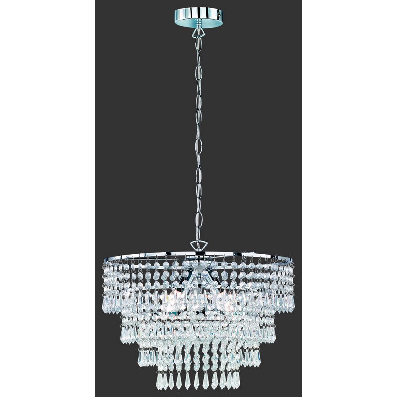 RL Lampa wisząca klasyczna ORIENT R13473006 srebrny i odcienie srebra