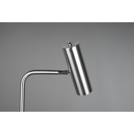 Trio Lampa podłogowa MARLEY 412400107 srebrny i odcienie srebra