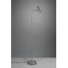 Trio Lampa podłogowa MARLEY 412400107 srebrny i odcienie srebra