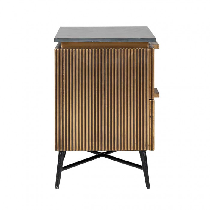 RICHMOND szafka nocna IRONVILLE - marmur,...