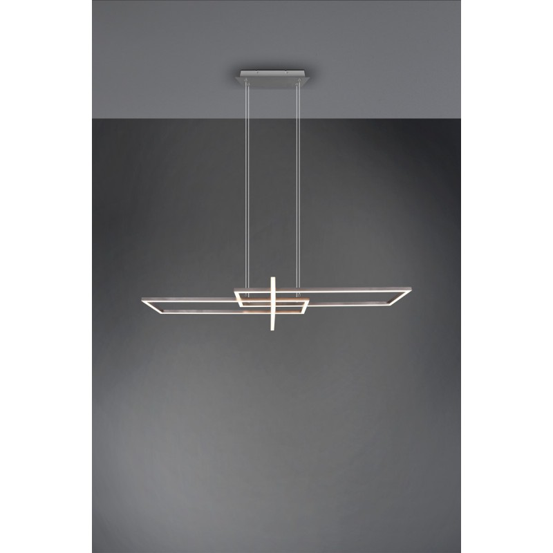 Trio Lampa wisząca LED nowoczesna SALINAS 320310307 srebrny i odcienie srebra