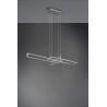 Trio Lampa wisząca LED nowoczesna SALINAS 320310307 srebrny i odcienie srebra