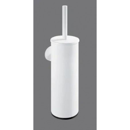 Stella Classic Szczotka WC wysoka wisząca / metalowy pojemnik, wkład z tworzywa, biały mat