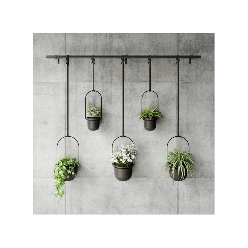 UMBRA donica wisząca TRIFLORA 5 LARGE  czarna