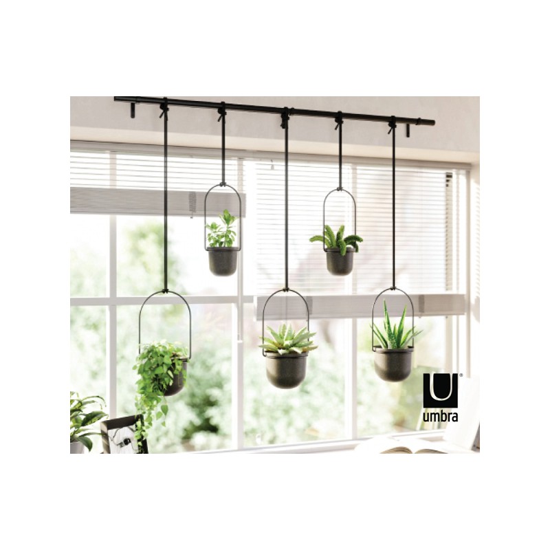 UMBRA donica wisząca TRIFLORA 5 LARGE  czarna