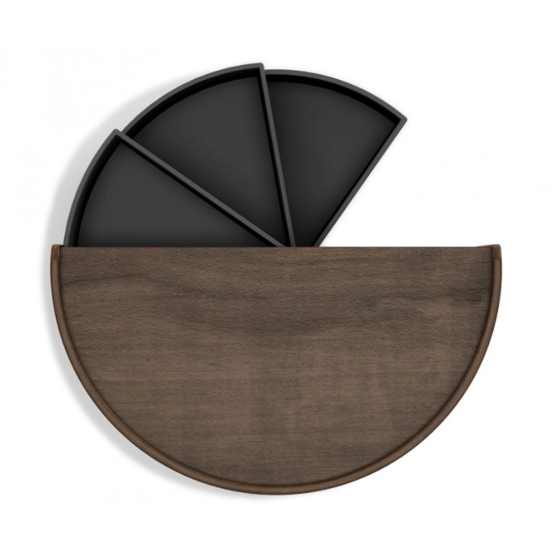 UMBRA pojmenik na biżuterie MOONA ciemno-brązowy