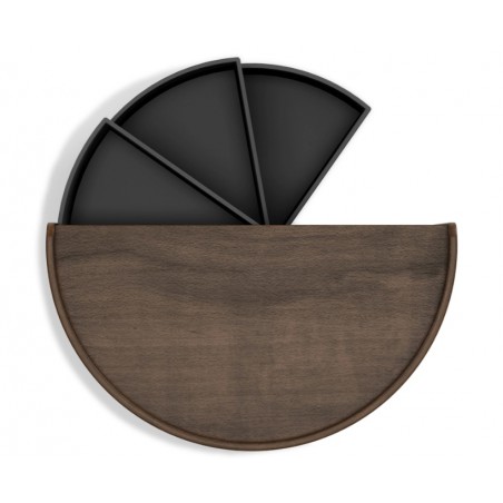 UMBRA pojmenik na biżuterie MOONA ciemno-brązowy