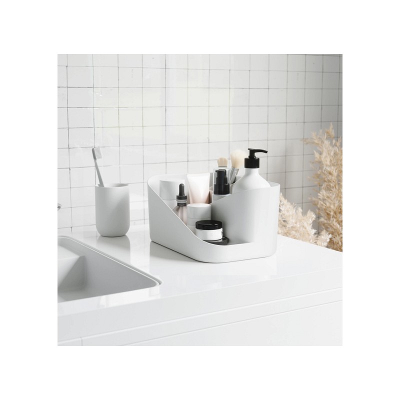 UMBRA organizer kosmetyków GLAM biało-szary