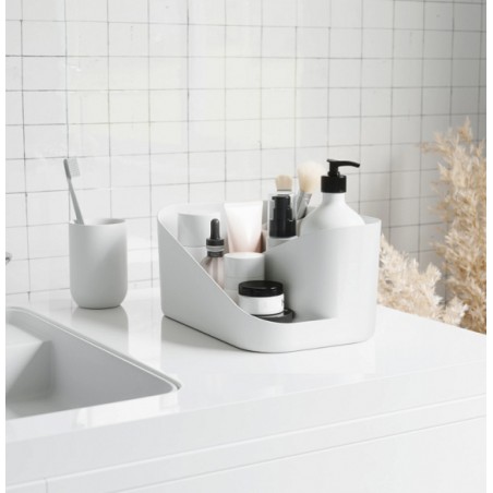 UMBRA organizer kosmetyków GLAM biało-szary