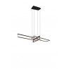 Trio Lampa wisząca LED nowoczesna SALINAS 320310332 czarny