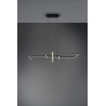 Trio Lampa wisząca LED nowoczesna SALINAS 320310332 czarny
