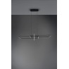Trio Lampa wisząca LED nowoczesna SALINAS 320310332 czarny