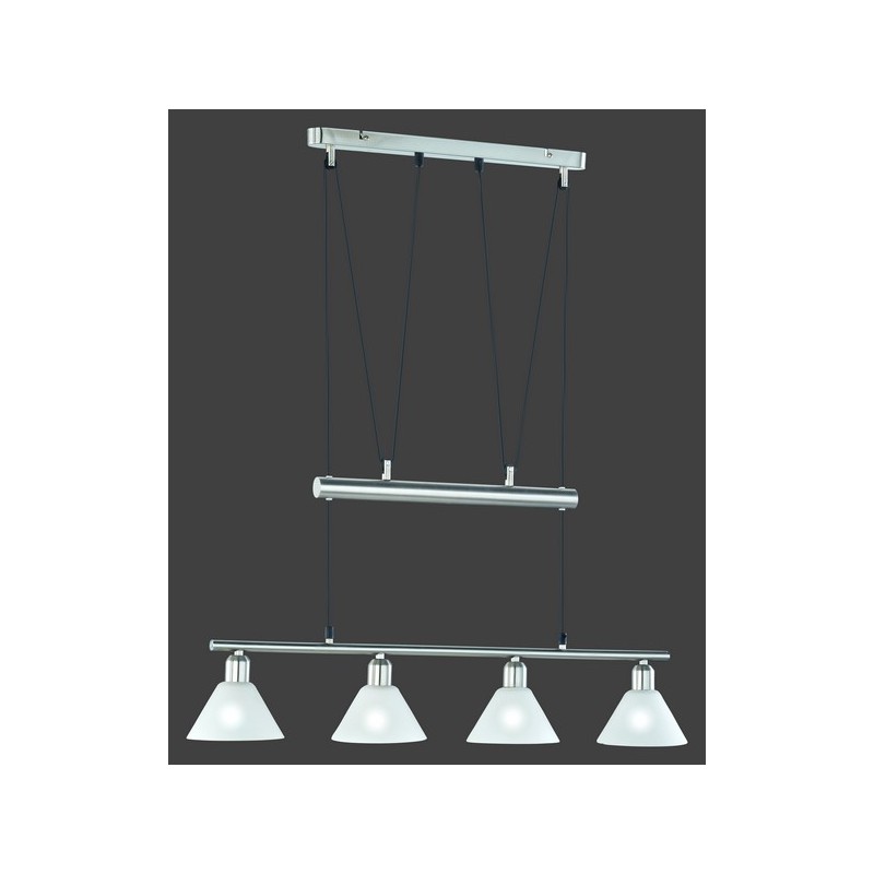 Trio Lampa wisząca nowoczesna STAMINA 3751041-07 srebrny i odcienie srebra