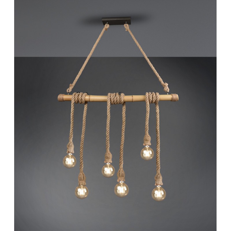 RL Lampa wisząca nowoczesna WILMA R30130626 brązowy i odcienie brązu