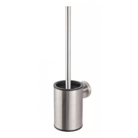 Stella Classic Szczotka WC niska wisząca / metalowy pojemnik, wkład z tworzywa, stal szczotkowana