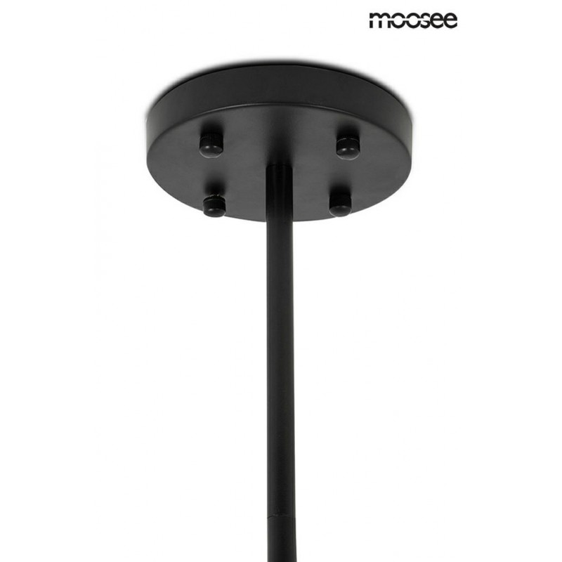 MOOSEE lampa wisząca ASTRIFERO 15 czarna / bursztynowa