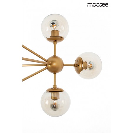 MOOSEE lampa wisząca ASTRIFERO 15 złota / bursztynowa