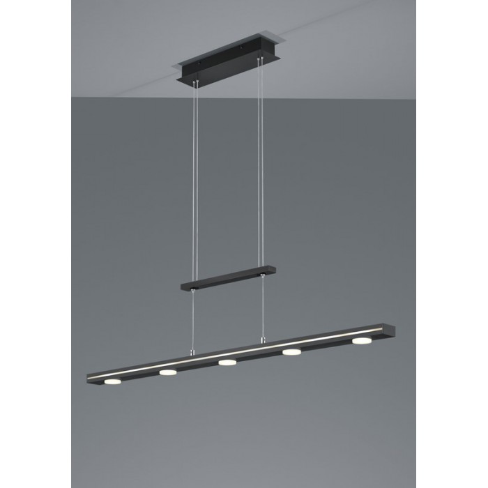 Trio Lampa wisząca LED nowoczesna LACAL 379190732 czarny