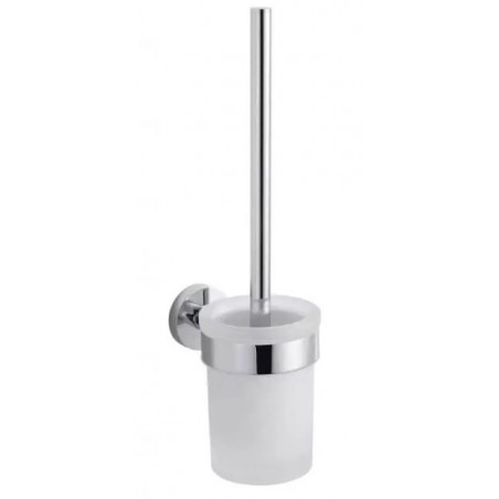 Stella Classic Szczotka WC wisząca / pojemnik szkło matowe chrom