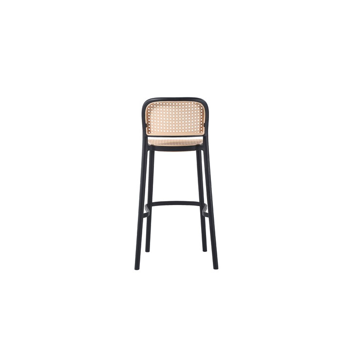 Krzesło barowe WICKY czarne