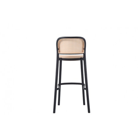 Krzesło barowe WICKY czarne