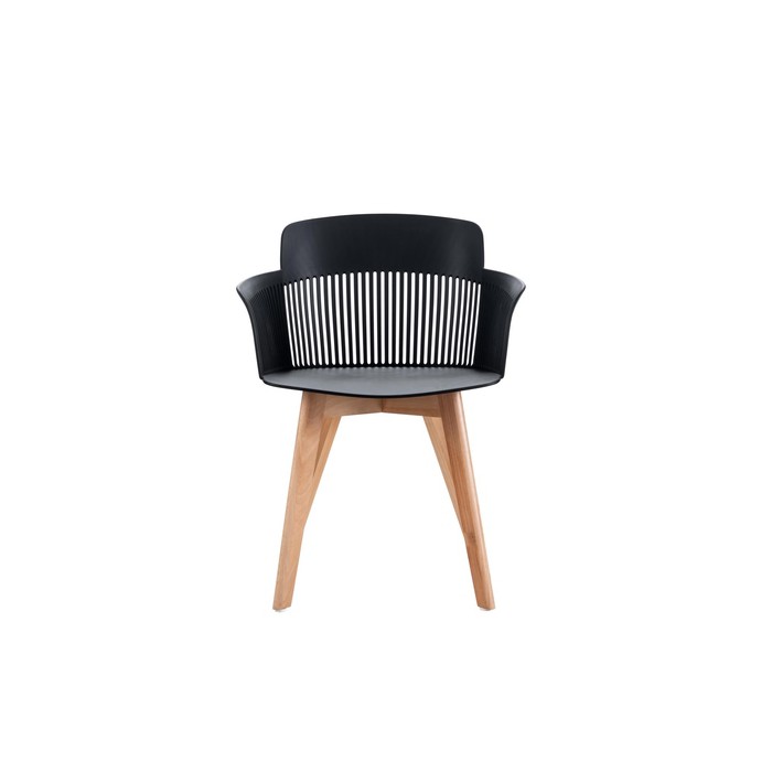 Krzesło TORRE WOOD czarne