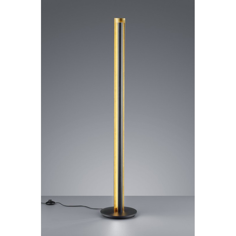 Trio Lampa podłogowa TEXEL 474410179 czarny