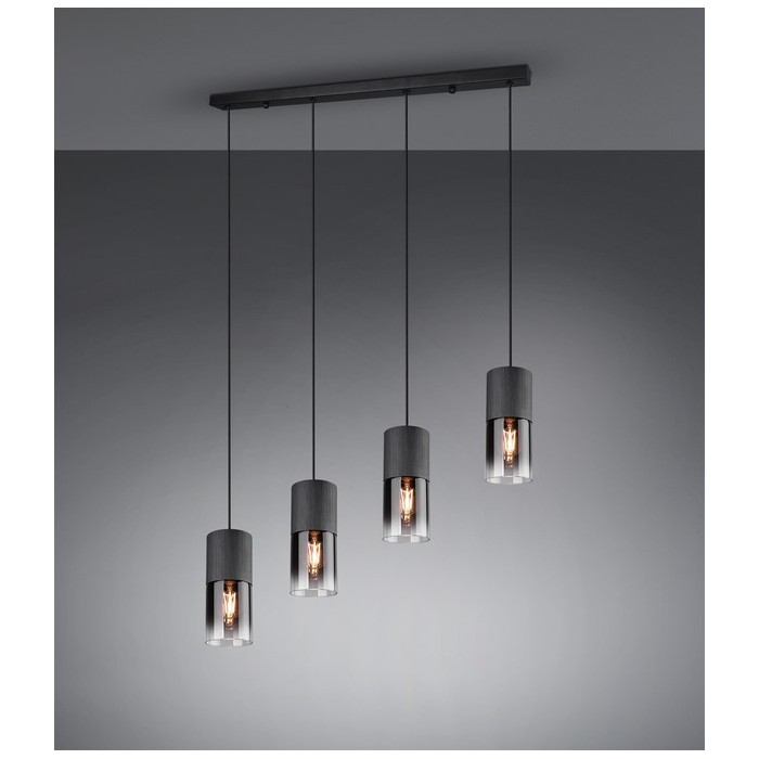 Trio Lampa wisząca nowoczesna ROBIN 310600432 czarny