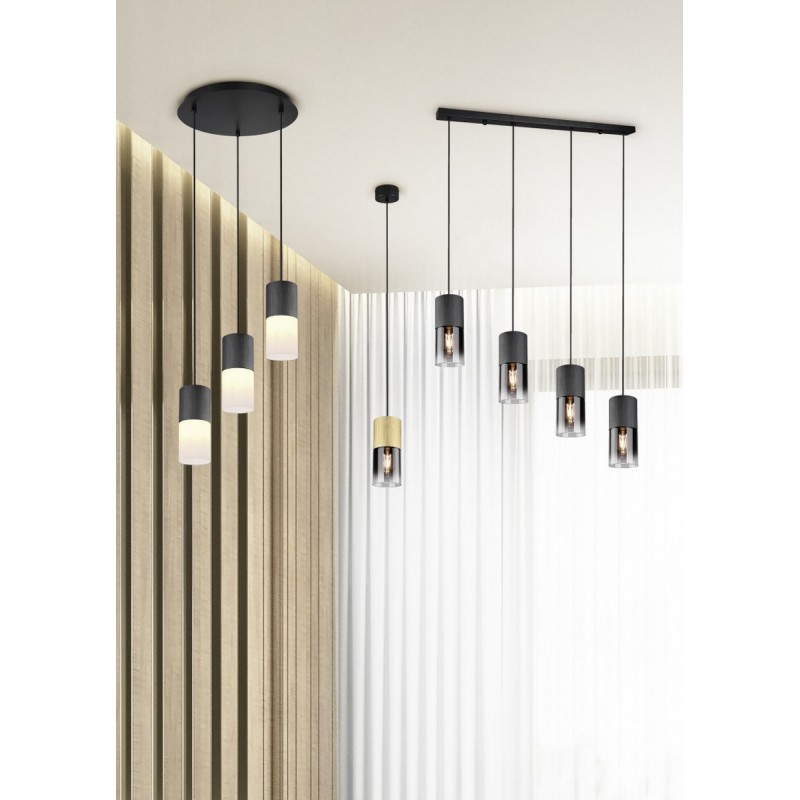 Trio Lampa wisząca nowoczesna ROBIN 310600432 czarny
