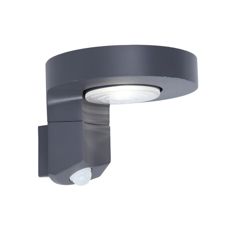Lutec Lampa zewnętrzna ścienna DISO 6906702335 szary i odcienie szarości