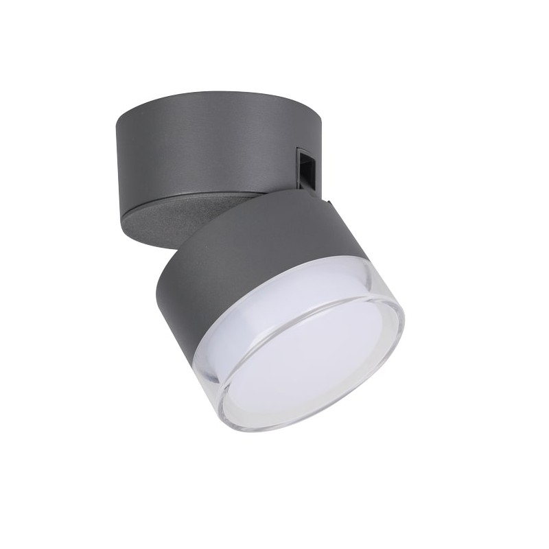Lutec Lampa zewnętrzna ścienna DROPSI 5010901118 antracyt