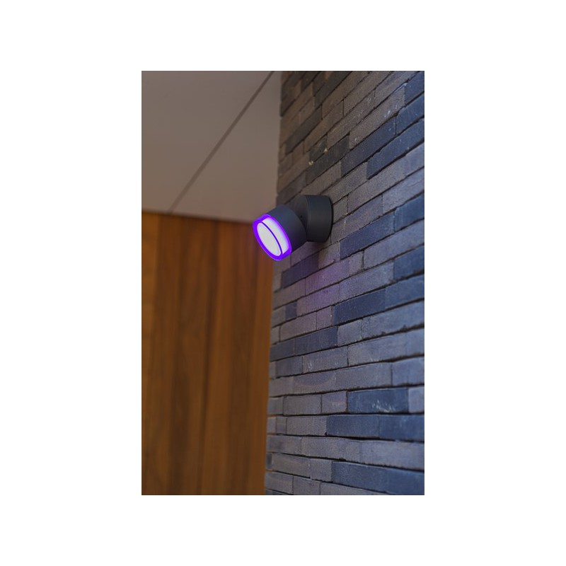 Lutec Lampa zewnętrzna ścienna DROPSI 5010901118 antracyt