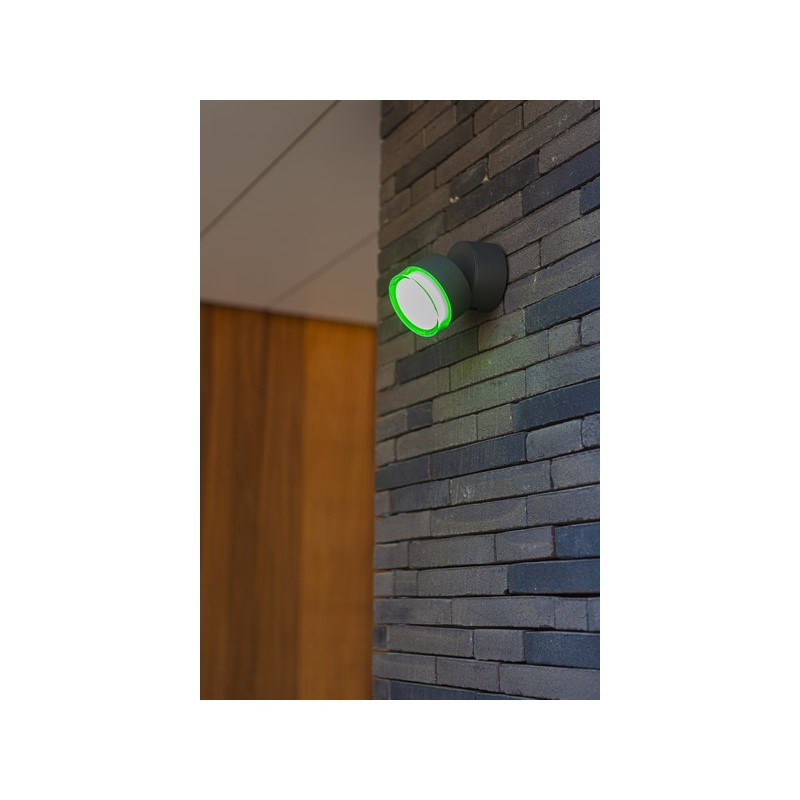 Lutec Lampa zewnętrzna ścienna DROPSI 5010901118 antracyt