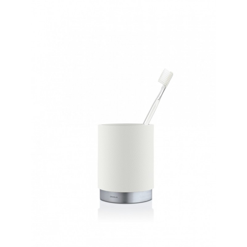 Blomus KUBEK NA SZCZOTECZKI, BIAŁY