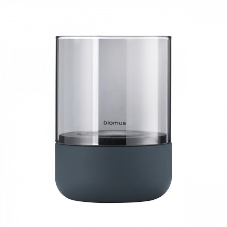 Blomus LATARNIA CALMA, H 14, STEEL GRAY SMOKE